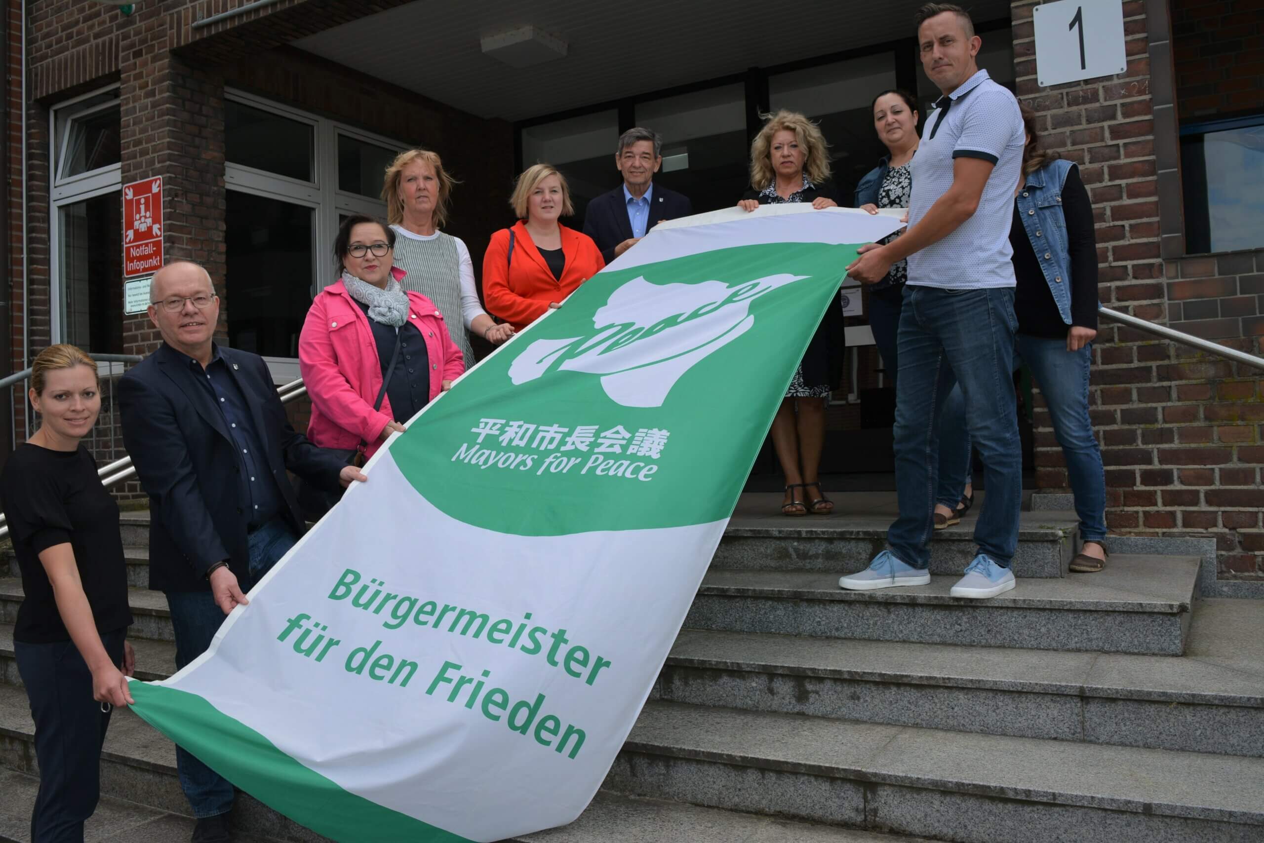 Flagge für den Frieden