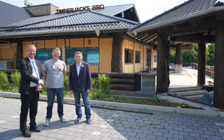 Timberjacks_Gruppenfoto, Werner Arndt, Dr. Gehrke, Thomas Kemner_2023-07-04
