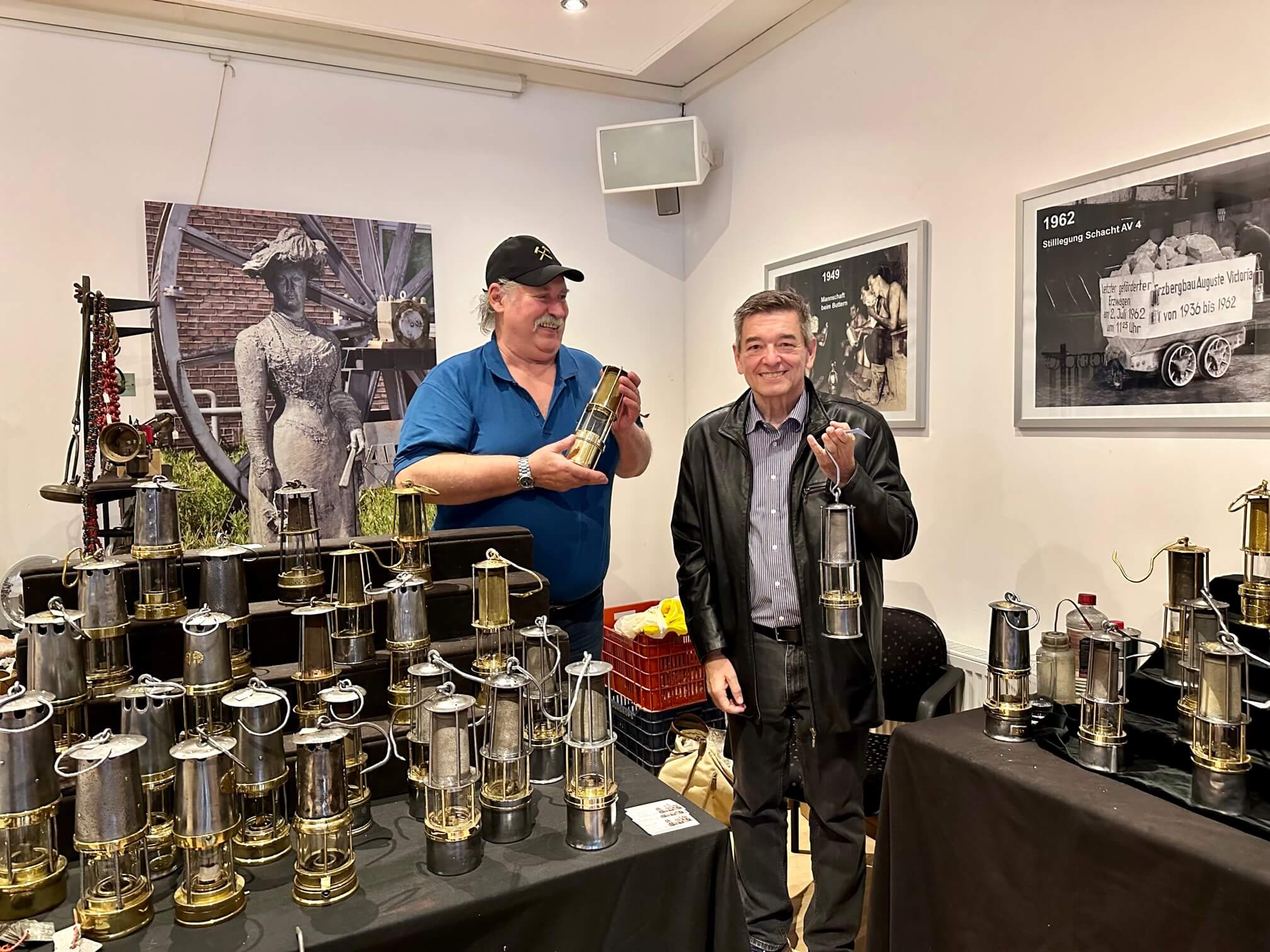 Dudek mit Grubenlampe und Bgm