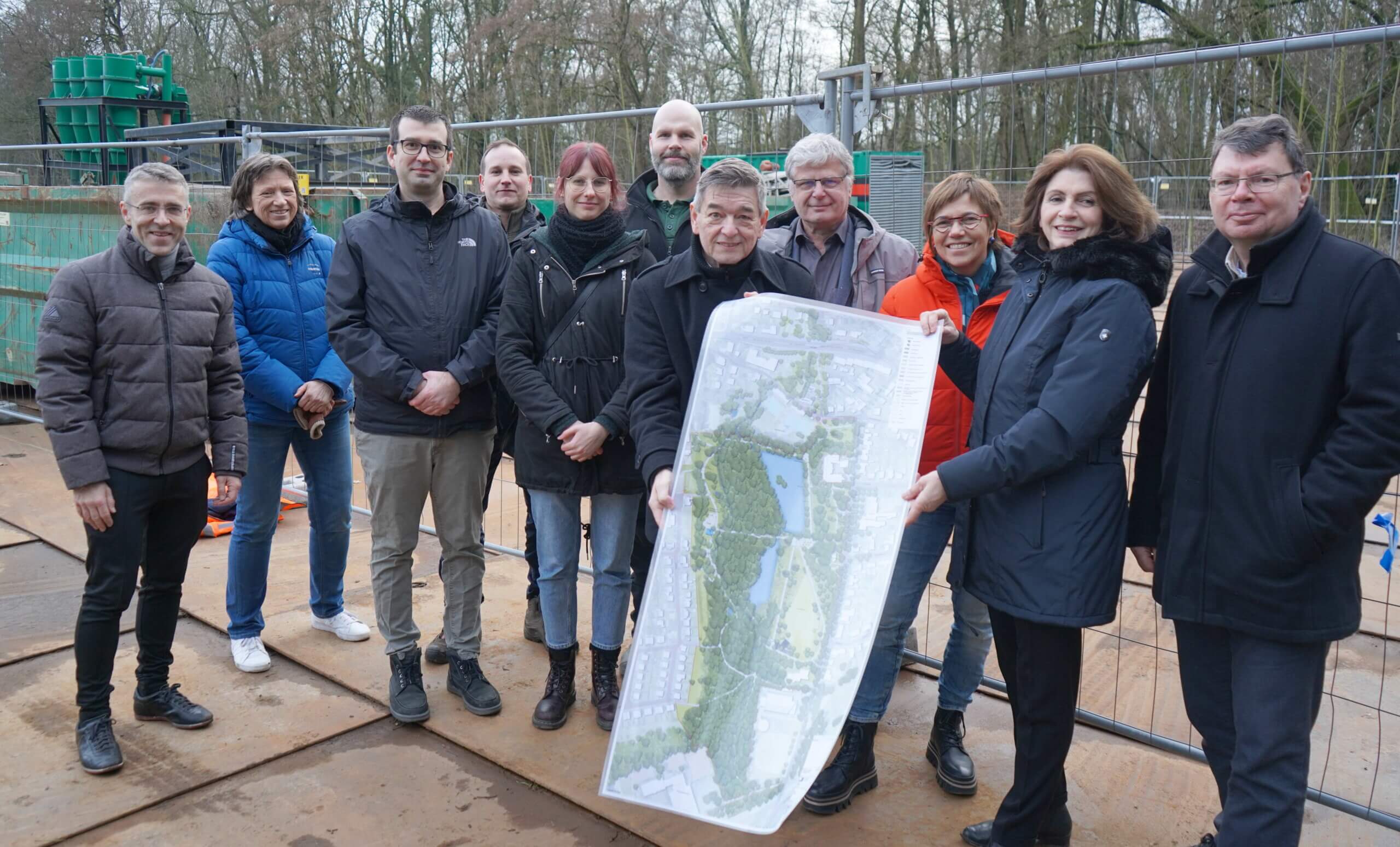 Volkspark Start Bauarbeiten