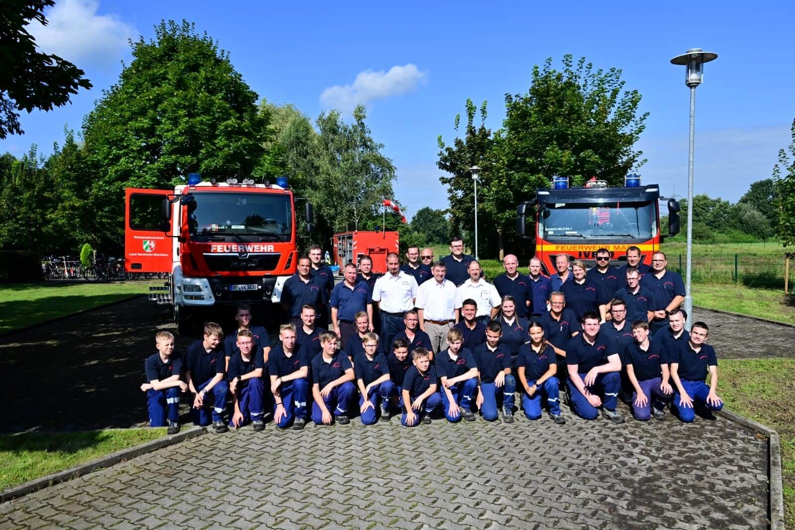 Löschzug II mit Bgm